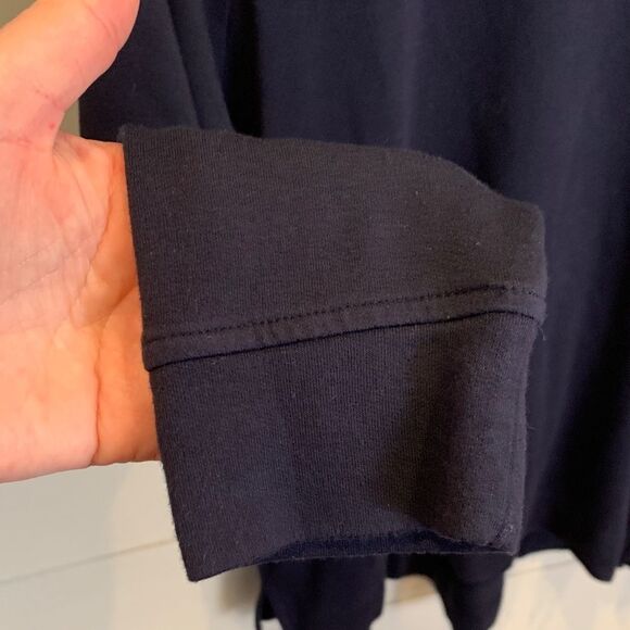 Lou & Grey signature soft long sleeved navy blue teeshirt size large - Picture 6 of 11